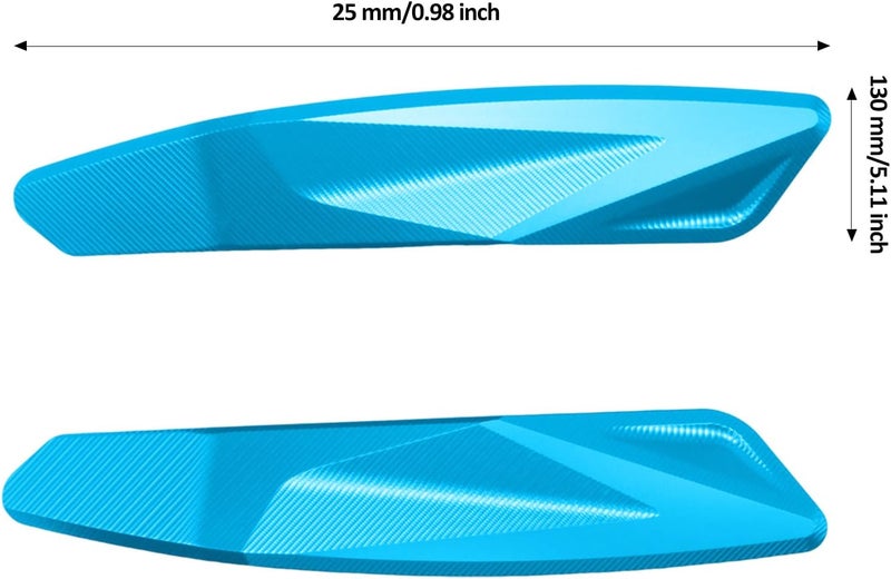 XIDAODIT For CFMOTO 675SS 675SR 675SR-R 675 SR Motorcycle Aerodynamic Spoiler Left and Right Slider Anti-Fall Decorative Cover(Blue) - Image 5